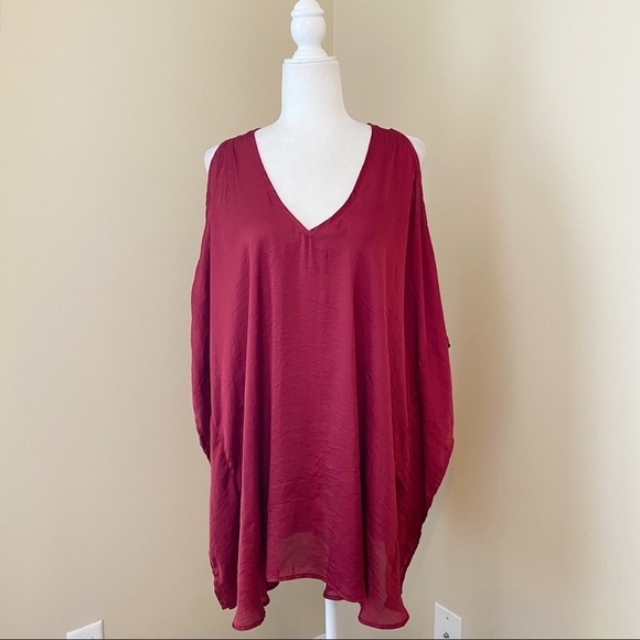Show Me Your MuMu Peta-Boo Ruby Red Tunic - Medium - Picture 1 of 11